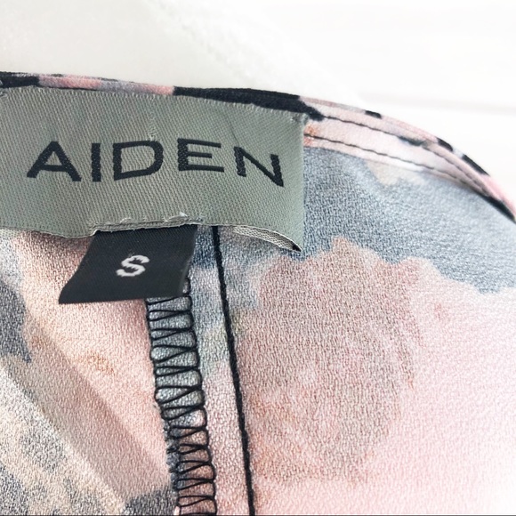 D214 Aiden high low floral wrap dress - Picture 4 of 7